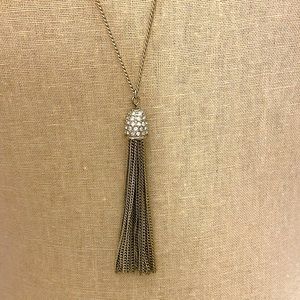 Ann Taylor Tassel Pendant Necklace 2